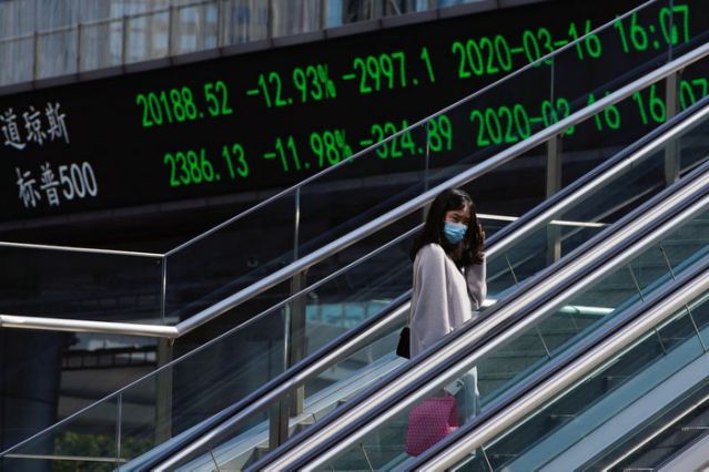 Asian shares step back, oil rebounds in volatile trade