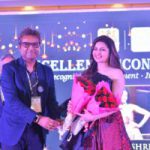 Celebrity Bhagyashree Presents Awards to Notable Personalities.